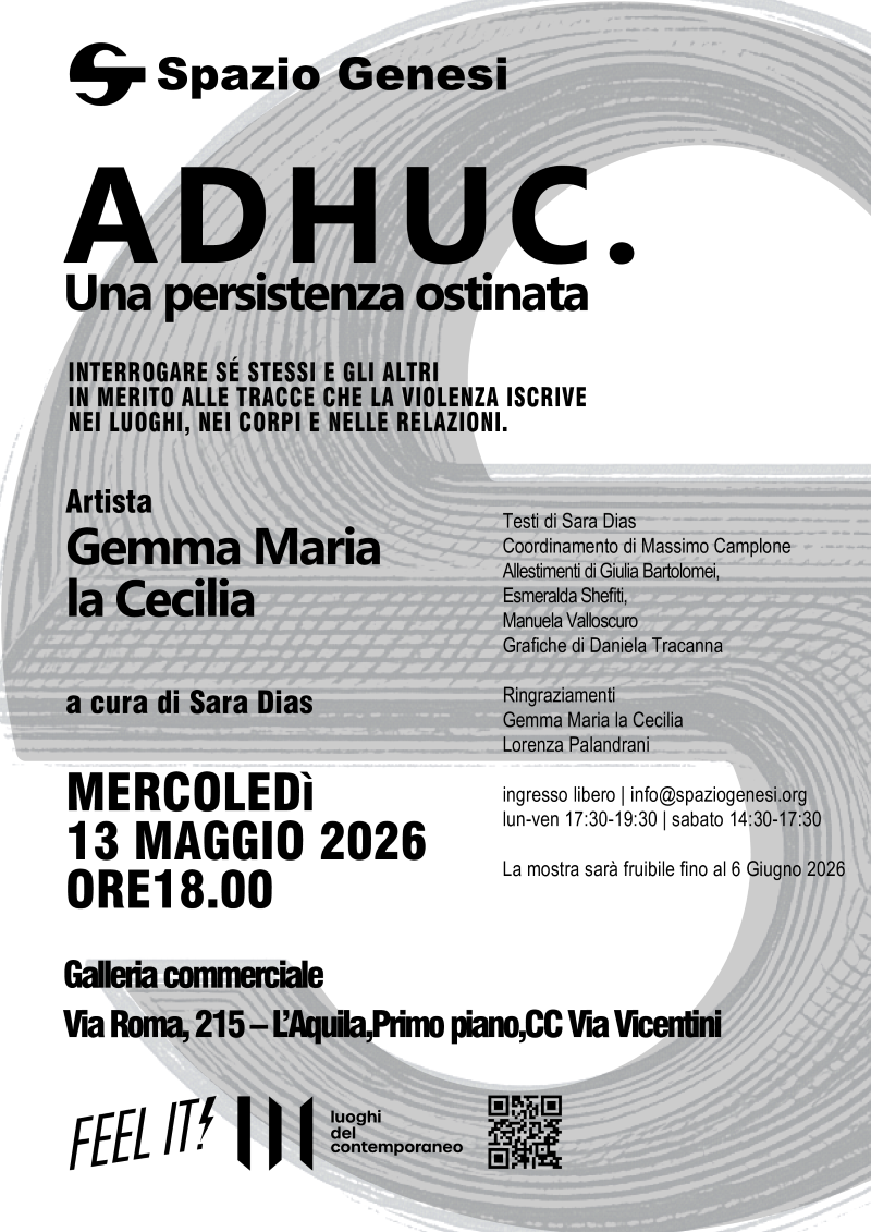 EVENTO SPAZIO GENESI, titolo: Fierce AND Graceful. vernissage 25 Marzo 2026 alle 18.30 presso centro commerciale Via Roma 215, L'AQUILA